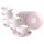 Villeroy & Boch Rose Garden Kaffeetasse mit Untertasse 160 ml Rosa 6er Set