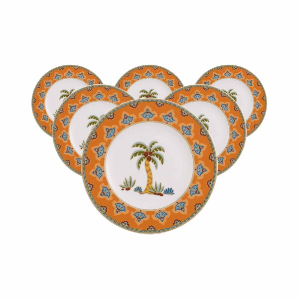 Villeroy & Boch Samarkand Mandarin Brotteller ø 16,4 cm 6er Set