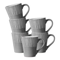 Ritzenhoff & Breker Banda Henkelbecher 315 ml 6er Set - Grau