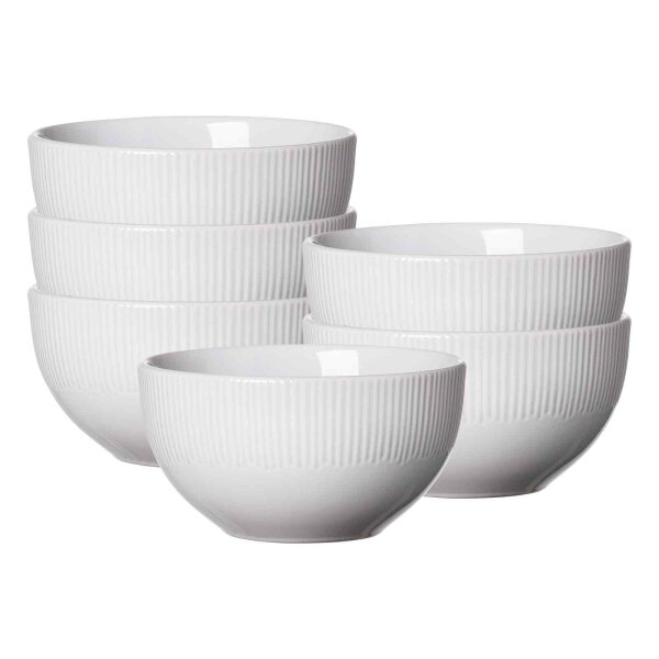 Ritzenhoff & Breker Banda Schale ø 14 cm 6er Set - Weiß