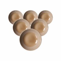 Ritzenhoff & Breker Banda Suppenteller ø 20 cm 6er Set - Beige