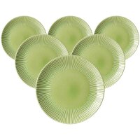 Ritzenhoff & Breker Banda Speiseteller ø 27 cm 6er Set - Grün