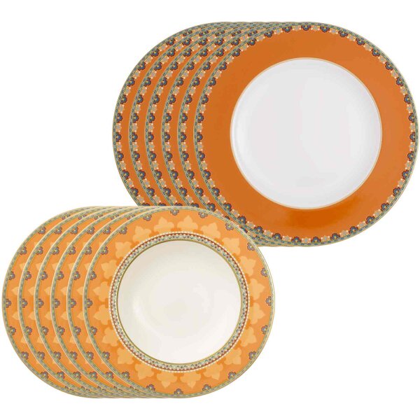 Villeroy & Boch Samarkand Mandarin Tafelservice 12-teilig