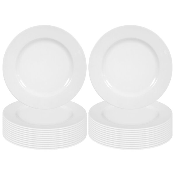 Seltmann Weiden Rondo/Liane Weiß Speiseteller ø 25 cm 24er Set