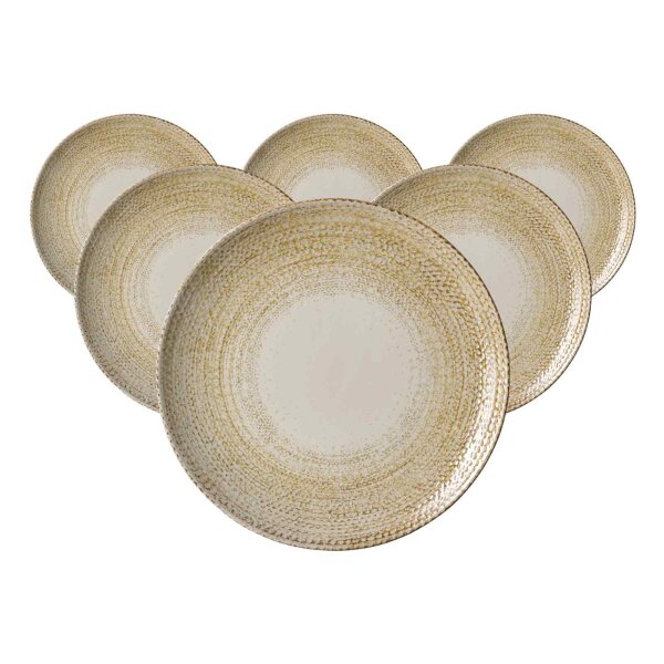 Ritzenhoff & Breker Rimini Speiseteller ø 26 cm Sand 6er Set