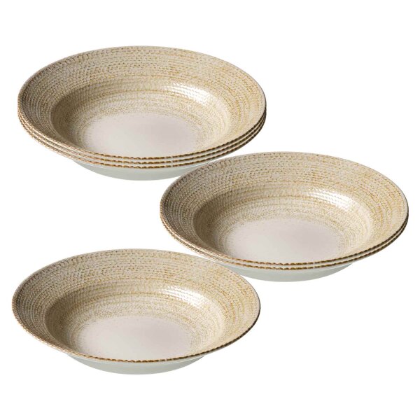 Ritzenhoff & Breker Rimini Pastateller ø 29 cm Sand 6er Set