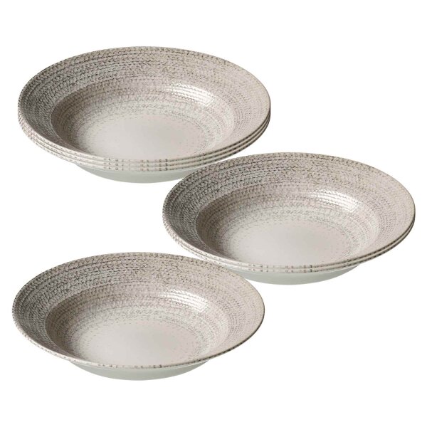 Ritzenhoff & Breker Rimini Pastateller ø 29 cm Stone 6er Set