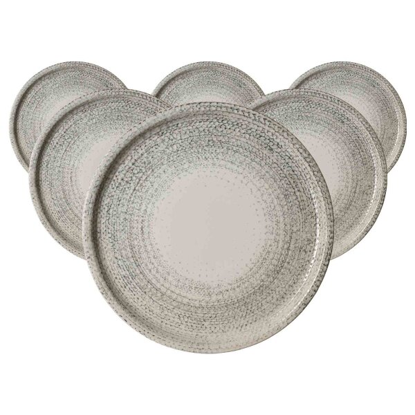 Ritzenhoff & Breker Rimini Pizzateller ø 30 cm Stone 6er Set