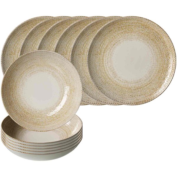 Ritzenhoff & Breker Rimini Tafelservice 12-teilig Sand