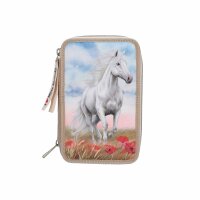 Miss Melody 3-Fach Federtasche POPPY SAND inkl. Stifte