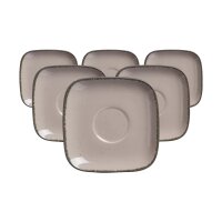 Ritzenhoff & Breker Casa Espressountertasse ø 10 cm 6er Set - grau