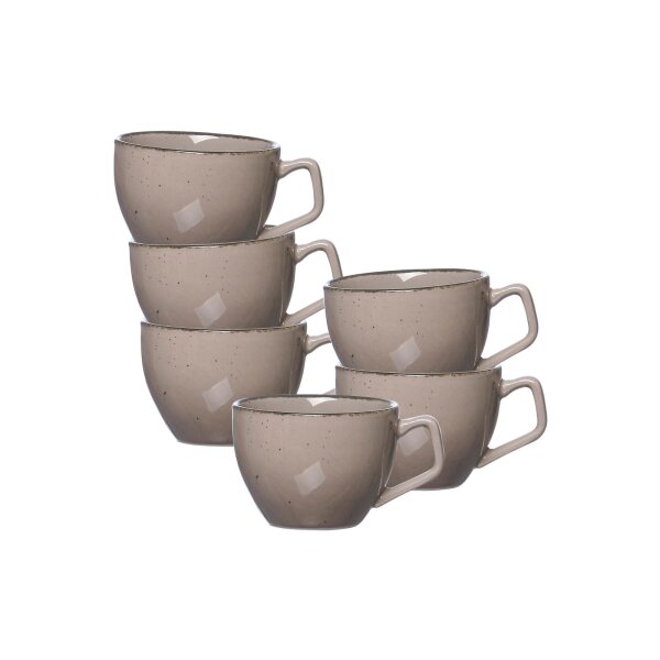Ritzenhoff & Breker Casa Espressotasse 80 ml 6er Set - grau