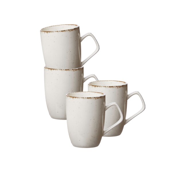 Ritzenhoff & Breker Casa Henkelbecher 380 ml 4er Set - beige