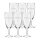 Sektgläser ROYALTY 100 ml geeicht Name horizontal 6 Stück