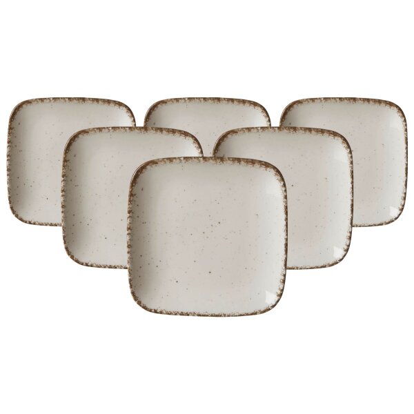 Ritzenhoff & Breker Casa Beilagenteller ø 14,5 cm 6er Set - beige