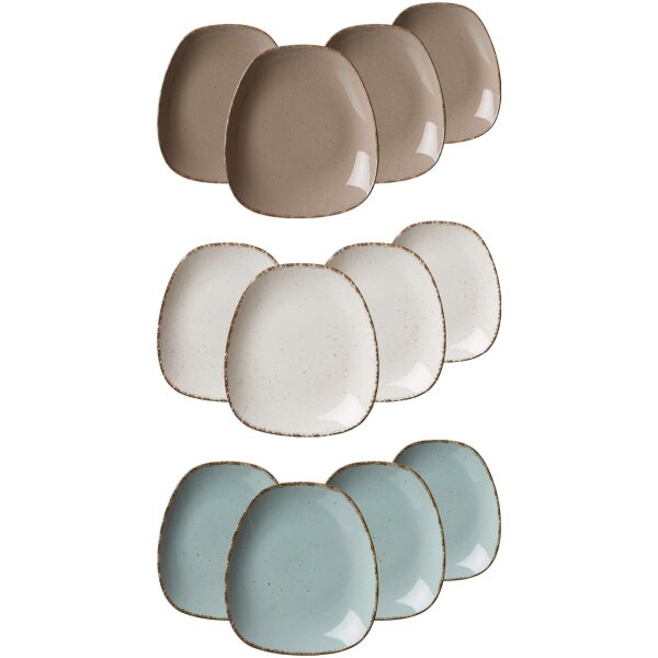 Ritzenhoff & Breker Casa Dessertteller 22,5 x 20 cm 4er Set - Variante