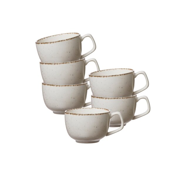 Ritzenhoff & Breker Casa Kaffeetasse 200 ml 6er Set - beige