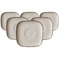 Ritzenhoff & Breker Casa Kaffeeuntertasse ø 13,5 cm 6er Set - beige