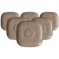 Ritzenhoff & Breker Casa Kaffeeuntertasse ø 13,5 cm 6er Set - grau