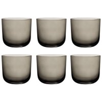 like. by Villeroy & Boch Like Glass Wasserglas 280 ml 6er Set - Smoke