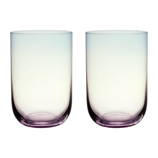 like. by Villeroy & Boch Like Glass Longdrinkbecher 385 ml 2er Set - Pearl