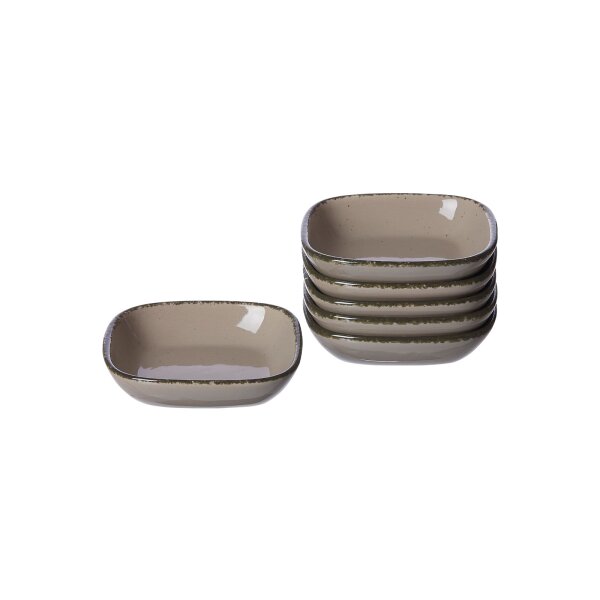 Ritzenhoff & Breker Casa Dipschalen-Set ø 10 cm 6-teilig - grau