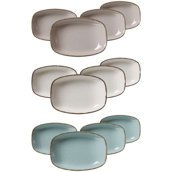 Ritzenhoff & Breker Casa Suppenteller 23,5 x 16 cm 4er Set - Variante
