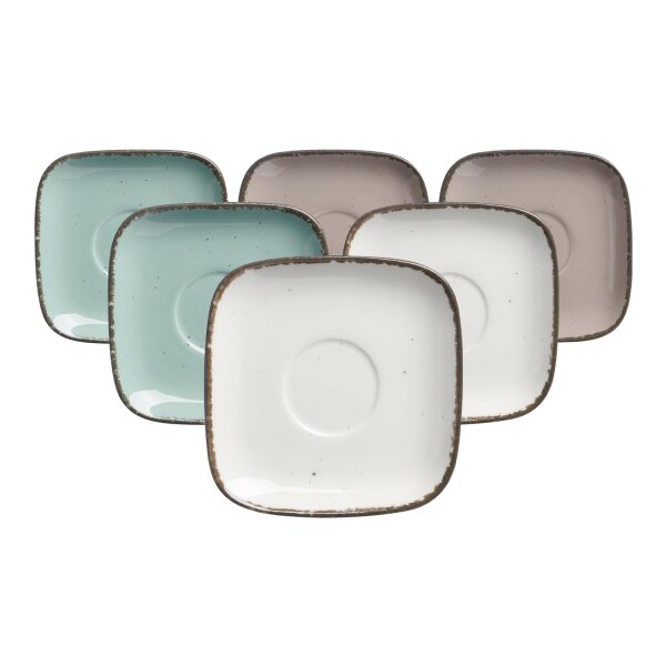Ritzenhoff & Breker Casa Espressountertasse ø 10 cm gemischt 6er Set