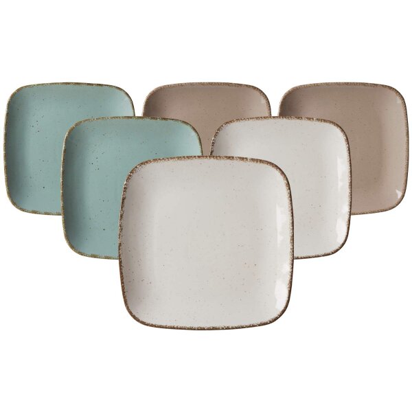 Ritzenhoff & Breker Casa Dessertteller ø 22,5 cm 6er Set gemischt
