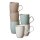 Ritzenhoff & Breker Casa Henkelbecher 380 ml 6er Set gemischt