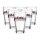 Leonardo SOLO Becher 410 ml Latte Macchiato 6er Set