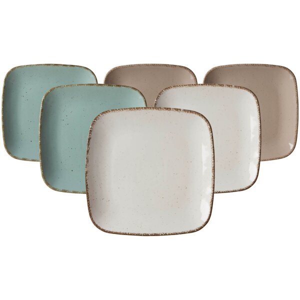 Ritzenhoff & Breker Casa Speiseteller ø 27 cm 6er Set gemischt