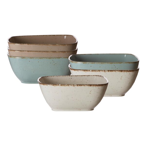 Ritzenhoff & Breker Casa Servierschale ø 18 cm 6er Set gemischt