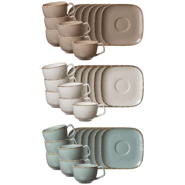 Ritzenhoff & Breker Casa Kaffeetasse mit Untertasse 6er Set - Variante