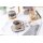 Ritzenhoff & Breker Casa Kaffeetasse mit Untertasse 6er Set - grau