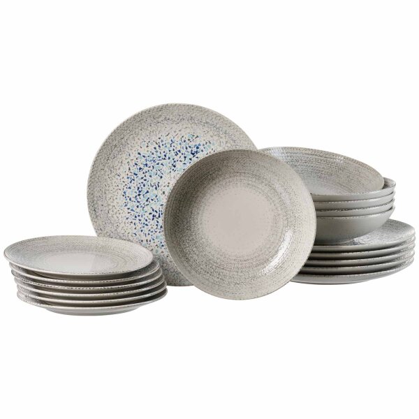 Ritzenhoff & Breker Rimini Teller-Set 18-teilig Stone