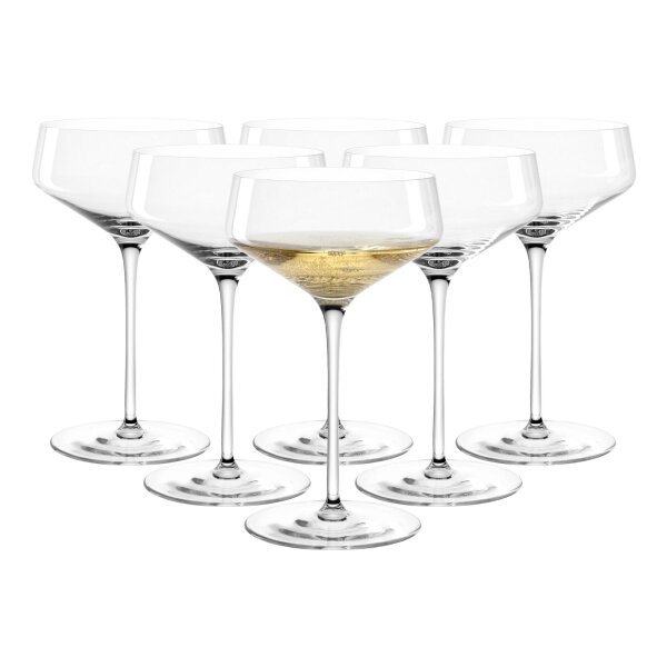 Leonardo PUCCINI Champagnerschale 350 ml 6er Set