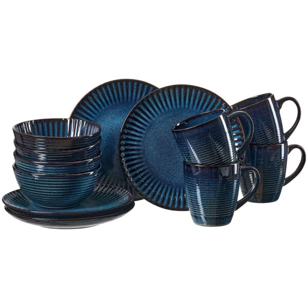 Ritzenhoff & Breker Milla Frühstücks-Set 12-teilig blau