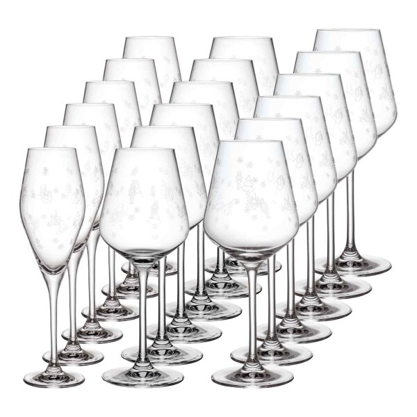 Villeroy & Boch Toys Delight Wein- und Sektgläser-Set 18-teilig