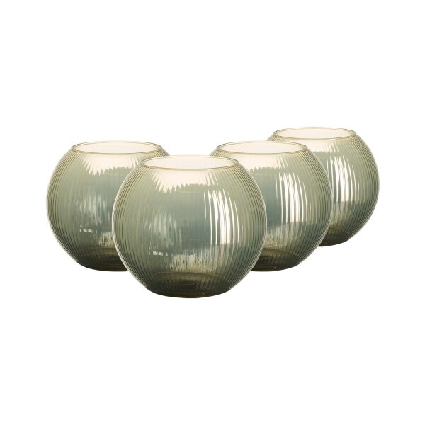 Ritzenhoff & Breker Elysia Windlicht ø 19 cm 4er Set - altgold
