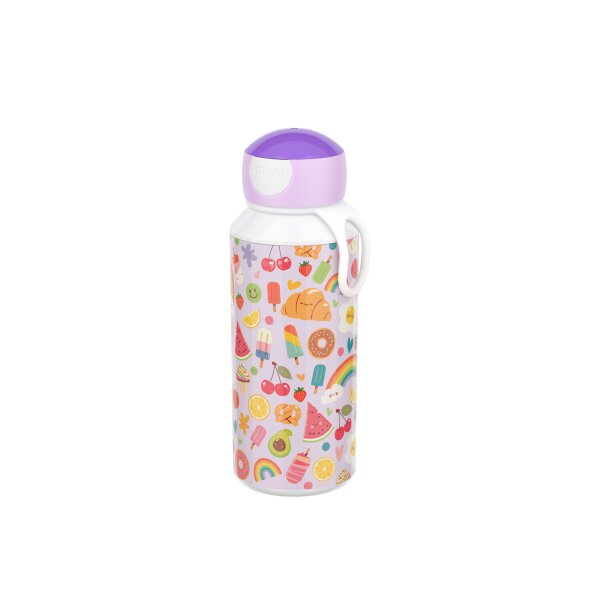 Mepal CAMPUS Trinkflasche Pop-Up 400 ml - Food Fest (2025)