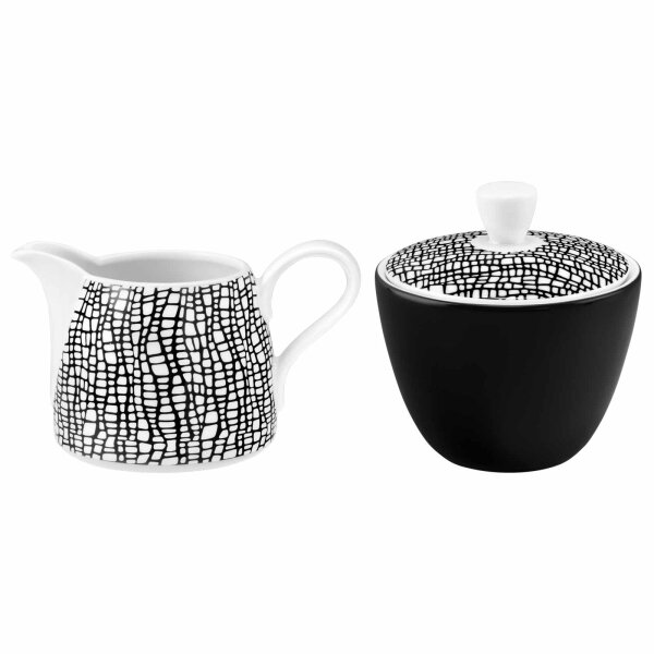 Seltmann Weiden Life Fashion Milch- und Zucker-Set - Glamorous Black
