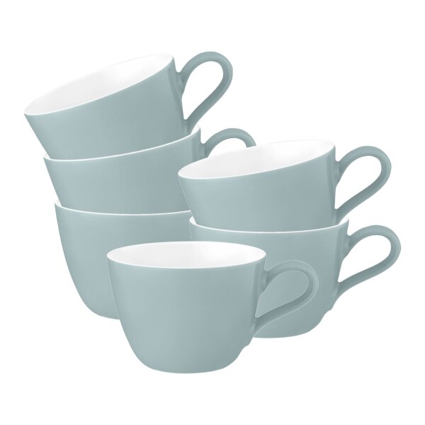 Seltmann Weiden Life Fashion Kaffeetasse 240 ml 6er Set - Green Chic