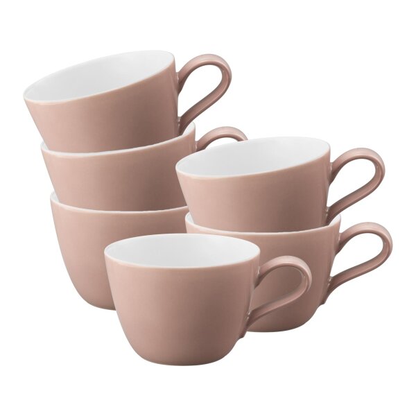 Seltmann Weiden Life Fashion Kaffeetasse 240 ml 6er Set - Posh Rose