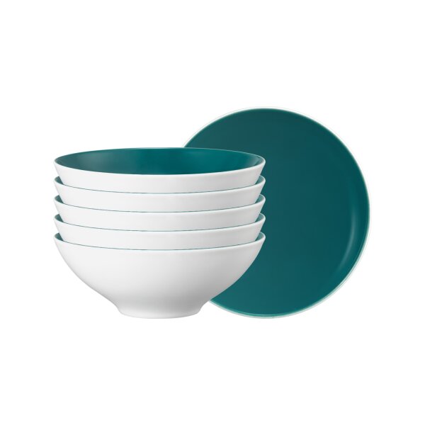 Seltmann Weiden Life Fashion Dessertschale ø 14,6 cm 6er Set - Trendy Petrol