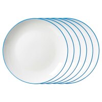 Ritzenhoff & Breker Adela Dessertteller ø 20,5 cm 6er Set - blau