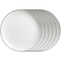 Ritzenhoff & Breker Adela Speiseteller ø 26,5 cm 6er Set - grau