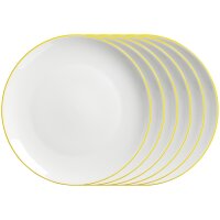 Ritzenhoff & Breker Adela Speiseteller ø 26,5 cm 6er Set - gelb