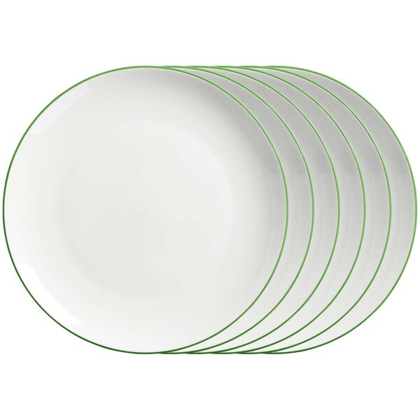 Ritzenhoff & Breker Adela Speiseteller ø 26,5 cm 6er Set - grün