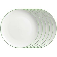 Ritzenhoff & Breker Adela Speiseteller ø 26,5 cm 6er Set - grün